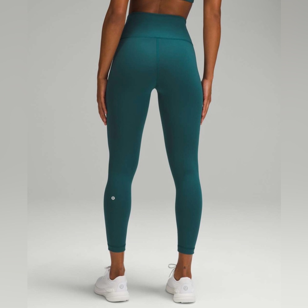 Lululemon Wunder Train HR Leggings 25” in Storm Teal Size 6